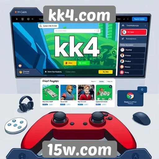 Análise da interface do usuário no kk4.com